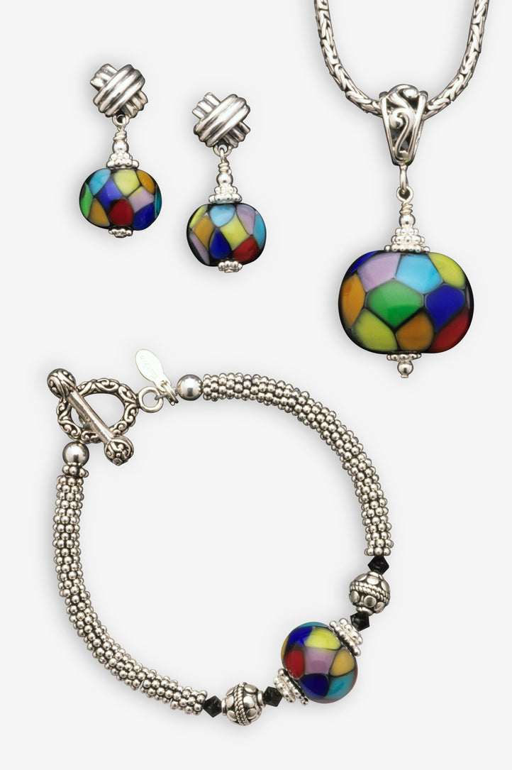 Bespoke Colourful Bead Bracelet, Jordan Lily Designs